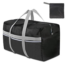 Load image into Gallery viewer, Extra Large Duffle Bag Lightweight, 96L Travel Duffel Bag Foldable for Men Women, Waterproof &amp; Durable(BLACK)
