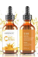 Load image into Gallery viewer, Hopemate Natural Facial Vitamin C Serum with Hyaluronic Acid&amp; Vit E, New Skin Treatment Formula, Organic Anti Wrinkle Reducer, Natural Anti Aging Moisturizer, Dark Circles, Scar, Sun Damage Corrector,
