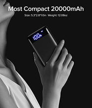 Load image into Gallery viewer, INIU Portable Charger, 18W PD3.0 QC4.0 Fast Charging LED Display 20000mAh Power Bank, Tri-Outputs Battery Pack Compatible with iPhone 12 11 XS X 8 Samsung S20 Google LG iPad Tablet etc. [2021 Version]
