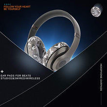 Load image into Gallery viewer, KAHHA Ear Pads,Replacement earpads Compatible with Beats Studio 2 &amp; 3Wired/ Wireless Headphones Ear Cushions with Noise Isolation Memory Foam/ECO Protein Leather/Strong Adhesive Tape(Camo Grey)
