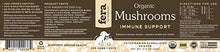 Load image into Gallery viewer, FERA PET ORGANICS Mushroom Blend for Dog and Cat Immune Support - USDA Organic Certified - for Cognitive Health, Vitality, and Immune Support, Made in The USA, 120 Servings, 60g

