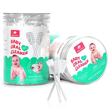 Load image into Gallery viewer, 48PCS Baby Toothbrush, Newborn Baby Tongue Cleaner Toothbrush Clean Baby Gums Disposable Tongue Cleaner Soft Gauze Toothbrush Infant Oral Cleaning Stick Dental Care for 0-36 Months Baby
