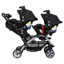Load image into Gallery viewer, Baby Trend Sit N Stand Compact Easy Fold Toddler Baby Infant Double Stroller with Baby Trend Ally 35 Baby Infant Car Seat Carrier with Cozy Cover
