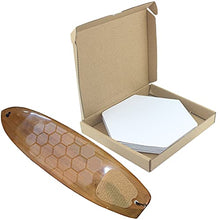 Load image into Gallery viewer, Surfboard Clear Deck Grip Pad - Waxless Hexagon Traction Surfpad DIY Accessories (Set of 20)
