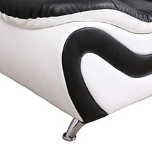 Load image into Gallery viewer, Beverly Fine Furniture 3 Piece Aldo Modern Sofa Set, Black/White
