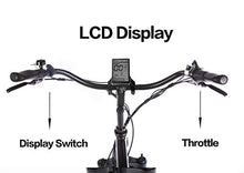 Load image into Gallery viewer, SOHOO 48V 750W 16Ah 26inches Step-Thru Beach Cruiser Electric Bicycle City E-Bike Mountain Bike, Blue, X-Large
