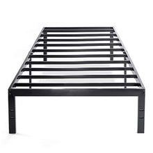 Load image into Gallery viewer, Best Price Mattress 14 Inch Metal Platform Beds w/ Heavy Duty Steel Slat Mattress Foundation (No Box Spring Needed), &amp; 8 Inch Memory Foam Mattress Twin
