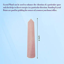 Load image into Gallery viewer, Aatm Natural Healing Gemstone Obelisk Tower (Rose Quartz)
