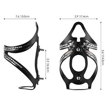 Load image into Gallery viewer, RUNACC Bike Water Bottle Holder, Bicycle Water Bottle Cages Adjustable 180 Degree Rotating for MTB Stroller Motorcycles Black
