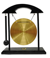 Load image into Gallery viewer, Zen Art Brass Feng Shui Desktop Gong by Asian Home
