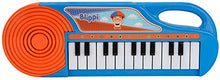 Load image into Gallery viewer, First Act Blippi Toy Keyboard, 11 Inch - 23 Keys, Fun Blue Portable Keyboard for Beginners, Preschoolers and Toddlers – Musical Instruments for Kids
