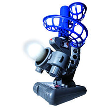 Load image into Gallery viewer, Franklin Sports MLB Electronic Baseball Pitching Machine - Includes Six Plastic Baseballs, Silver/Blue (6696S3)
