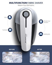 Load image into Gallery viewer, Bymore Fabric Shaver, Sweater Shaver for Clothes,2020 Upgraded Electric Lint Remover with 6-Leaf Blades (Efficient Work with Anti-Size 65mm Mesh&amp; 2 Blades Extra)
