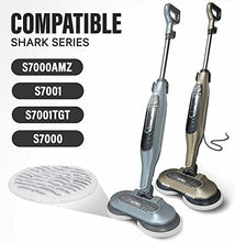 Load image into Gallery viewer, S7001 Steam Mop Pads Compatible with Shark S7000AMZ S7001 S7001TGT Steam Mop, Steam &amp; Scrub All-in-One Scrubbing and Sanitizing, Designed for Hard Floors
