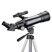 Load image into Gallery viewer, EastPole 70mm Telescope for Beginners and Kids, Refracter Travel Scope for Viewing Moon Stargazing Outdoor Activities, FMC Lens, BAK4 Prism, Tripod and 2019 New Smartphone Mount (MidnightBlack)

