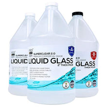 Load image into Gallery viewer, Deep Pour Epoxy Resin Kit Liquid Glass Casting Resin 2-4 inch 3 GL, Food Grade Safe, No Odor, Zero VOC’s,Self Levelling Epoxy Kit, Wood Filler, River Tables, 2 Part Epoxy Resin 2:1

