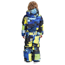 Load image into Gallery viewer, GSOU SNOW Kids Ski Suit Boys Girls One Piece Snowsuits Waterproof Ski Jumpsuits Coveralls Snowboard Jacket Coats for Outwear

