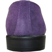 Load image into Gallery viewer, Bravo! Men Dress Shoe King-3 Classic Oxford with Leather Lining - Wide Width Available Purple
