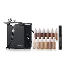 Load image into Gallery viewer, TEMPTU Airbrush Makeup System 2.0 Premier Kit: Airbrush Makeup Set for Professionals Includes S/B Silicone-Based Foundation Starter Set &amp; Cleaning Kit, Travel-Friendly

