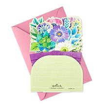 Load image into Gallery viewer, Hallmark Paper Wonder Mothers Day Pop Up Card for Mom (Blue Flower Bouquet, You Are So Loved)
