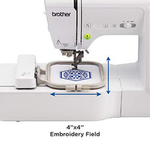 Load image into Gallery viewer, Brother SE600 Sewing and Embroidery Machine, 80 Designs, 103 Built-In Stitches, Computerized, 4" x 4" Hoop Area, 3.2" LCD Touchscreen Display, 7 Included Feet
