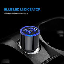 Load image into Gallery viewer, Car Charger Fast Charge,3Pack 4.8A Rapid Car Phone Charger Cigarette Lighter USB Charger for iPhone 13 12 11 Pro Max SE XR XS X 8 7,Samsung Galaxy S21 S20 A12 A32 A42 A51 A21 A71 S10 S9 S8 S7,Android
