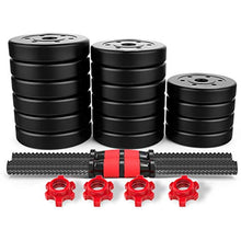 Load image into Gallery viewer, HOMBOM Adjustable Fitness Dumbbells Set, Adjustable Weight to 88Lbs, Home Fitness Dumbbell Combination for Men and Women Gym Work Out with Connecting Rod Used as Barbells(Pair)
