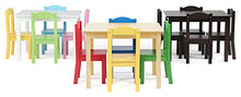 Load image into Gallery viewer, Humble Crew Kids Wood Table &amp; 4 Chair Set, 5-Piece, Espresso

