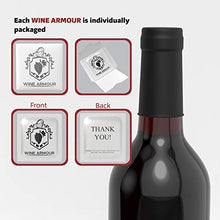 Load image into Gallery viewer, Wine Armour Wine Stoppers Set of 24 - Air Tight Seal Preserving Freshness - Food Grade Premium Latex – Practical and Funny Gag Gifts for Women and Men - Individually Packaged Black
