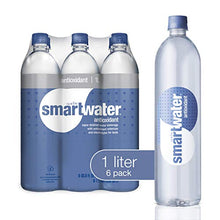 Load image into Gallery viewer, smartwater Antioxidant Selenium, Purely Balanced Ph Vapor Distilled Premium Water, 33.8 Fl Oz, Pack of 6
