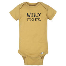 Load image into Gallery viewer, Gerber Baby Boys' 8-Pack Short Sleeve Onesies Bodysuits, Tiger Green, Newborn
