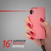 Load image into Gallery viewer, Guard Dog Self-Defense Kit w/Red Pepper Spray &amp; Stun Gun w/Flashlight, up to 16 ft, 175 Lumens, Rechargeable Battery, Safety Switch, USB Charging Cord (Pink)
