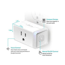 Load image into Gallery viewer, Kasa Smart Plug HS103P2, Smart Home Wi-Fi Outlet Works with Alexa, Echo, Google Home &amp; IFTTT, No Hub Required, Remote Control,15 Amp,UL Certified, 2-Pack White
