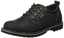 Load image into Gallery viewer, Dockers by Gerli Men's 39wi010 Low-Top Sneakers, Black Schwarz 100, 10.5
