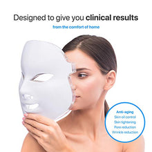 Load image into Gallery viewer, Luma LED Skin Therapy Mask - Home Skin Rejuvenation &amp; Anti-Aging Light Therapy - 7 Color LED - Facial Skin Care - Skin Tightening - Wrinkles &amp; Fine Lines - Boost Collagen - Inflammation Fighter
