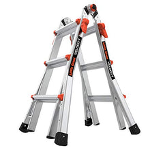 Load image into Gallery viewer, Little Giant Ladders, Velocity, M13, 13 Ft, Multi-Position Ladder, Aluminum, Type 1A, 300 lbs Weight Rating, (15413-001)
