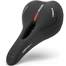 Load image into Gallery viewer, Wittkop Bicycle Saddle [for Trekking Bikes] – Comfortable Saddle for Men and Women with Integrated 5-Zone-Concept and Memory Foam - Waterproof Bike Seat with Airflow System, incl. User Manual
