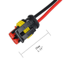 Load image into Gallery viewer, 2 Wire Connector, MUYI 5 Kit Electric Connector 18 AWG Connectors Waterproof Electrical Connector 1.0mm² Wire Harness 1.5mm Series Terminal
