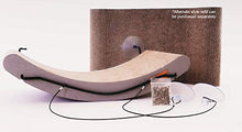 Load image into Gallery viewer, K&amp;H PET PRODUCTS EZ Mount Cat Scratcher Kitty Sill Cradle &amp; Refill - Perfect Cardboard Cat Toy and Sunny Lounge Spot in One Complete Kitty Sill Cradle Black/Cardboard 11 X 20 X 2 Inches
