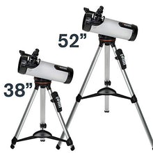 Load image into Gallery viewer, Celestron - 114LCM Computerized Newtonian Telescope - Telescopes for Beginners - 2 Eyepieces - Full-Height Tripod - Motorized Altazimuth Mount - Large 114mm Newtonian Reflector
