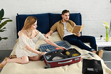 Load image into Gallery viewer, Shacke Pak - 5 Set Packing Cubes - Travel Organizers with Laundry Bag (Pure Black)
