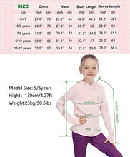 Load image into Gallery viewer, HMILES Girls Long Sleeve Shirt Hoodies SPF Active Tee Workout Running Yoga Pullover Tops with Thumb Holes Carat Pink 3-4Toddler
