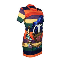 Load image into Gallery viewer, Women Sexy Print Sequin Bodycon Short Party Club T Shirt Mini Dresses Duck L
