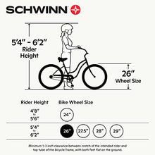 Load image into Gallery viewer, Schwinn Meridian Adult Trike, Three Wheel Cruiser Bike, 7-Speed, 26-Inch Wheels, Cargo Basket, Periwinkle
