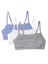 Load image into Gallery viewer, Fruit of the Loom womens Spaghetti strap Pullover Sports Bra, 3-Pack
