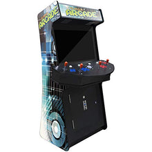 Load image into Gallery viewer, Creative Arcades Slim Full Size Stand-Up Commercial Grade Arcade Machine | 4 Player | 3500 Games | 32" LCD Screen | 4 Sanwa Joysticks | Trackball | 2 Stools Included | 3 Year Warranty

