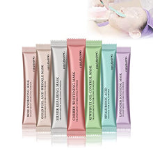 Load image into Gallery viewer, FREEORR 7Pcs Hyaluronic Acid Serum Peel Off Jelly Mask Powder, DIY Spa Peel off Rubber Face Mask, Collagen Soft Mask Powder, Moisturing Gel Peel Off Mask Powder for Facials Modelling Face Treatments
