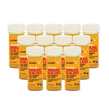 Load image into Gallery viewer, JUICERA Organic Immune Boost Immune Builder Wellness Shots - 12 Pack - USDA Organic Cold Pressed Juice Shots with Anti-Inflammatory Immune Shot Blend of Ginger &amp; Turmeric - Liquid Vitamin Shot
