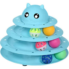Load image into Gallery viewer, UPSKY Cat Toy Roller Cat Toys 3 Level Towers Tracks Roller with Six Colorful Ball Interactive Kitten Fun Mental Physical Exercise Puzzle Toys
