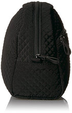 Load image into Gallery viewer, Vera Bradley Women's Microfiber Large Cosmetic Makeup Organizer Bag, Classic Black, One Size
